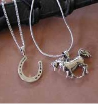 Quality Sterling Equine Pendants