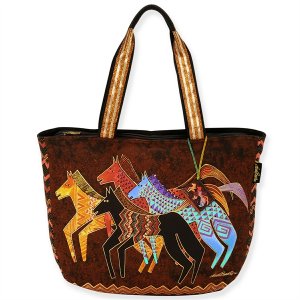 Native Horses Tote Bag